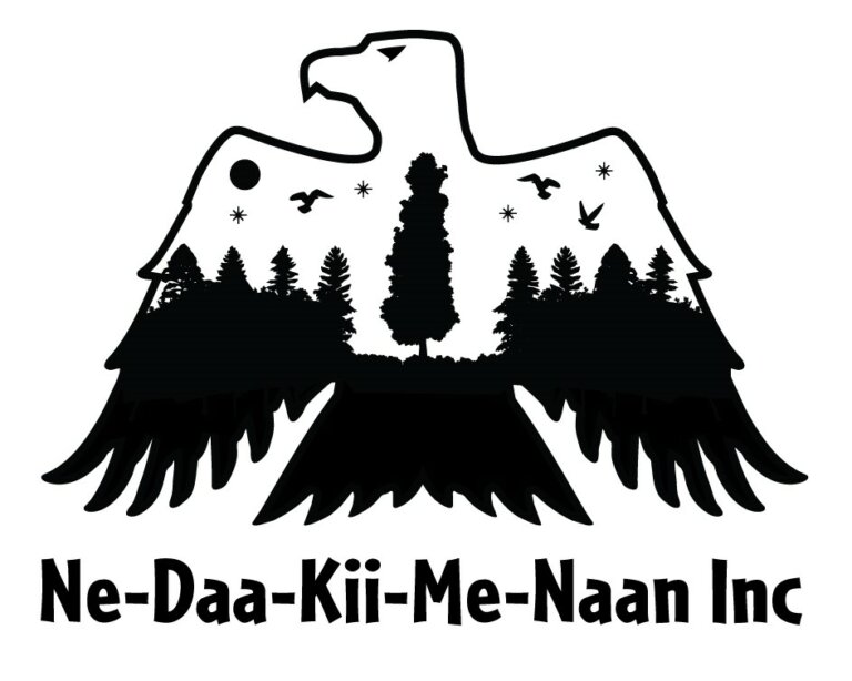 Logo Ne Daa Kii Me Naan Inc black and white
